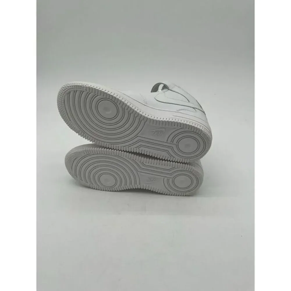 New Nike Air Force 1‎ Mid White/White 2.5Y/ 4 Women's
